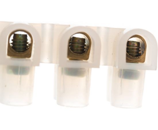 Контактный винтовой зажим Volsten V02-9W-PE-015 PE, 15A, белый 9735 – изображение 2