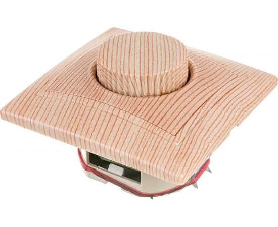 Светорегулятор TDM поворотный RL 600 Вт ЭКО сосна Таймыр SQ1814-0224 – изображение 2