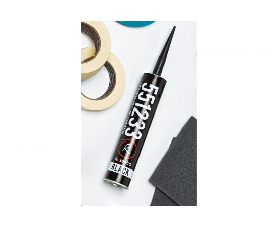 Многоцелевой ПУ герметик RoxelPro 550, чёрный, картридж, 310 мл 551233 – изображение 2