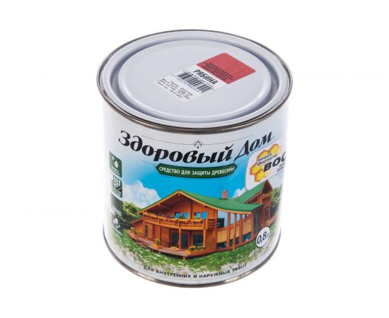 Деревозащитное средство Здоровый Дом рябина 0,8 л 90000857533 – изображение 2