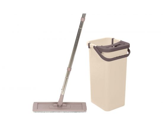 Швабра для пола Leonord MIRACLE с насадкой из микрофибры и ведром с механизмом отжима 004836 – изображение 2