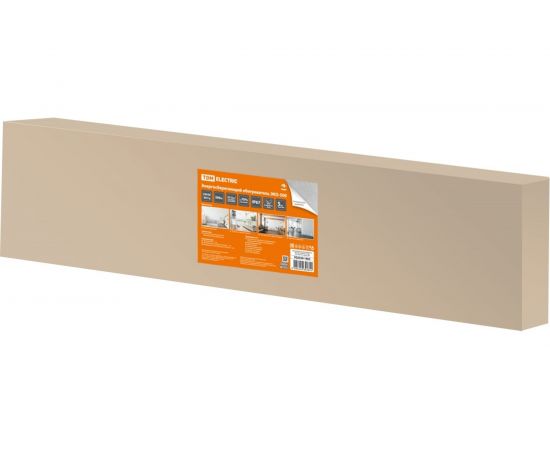 TDM Энергосберегающий обогреватель ЭКО-500, керамика, 0,5 кВт, 30x120x4,5 см, серый, SQ2520-1802 – изображение 2