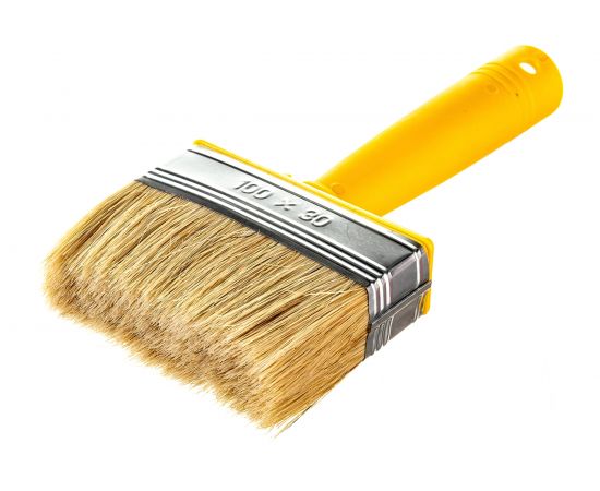 Кисть-макловица (натуральная щетина, пластиковая рукоятка) 100х30мм Biber 31302 тов-001932 – изображение 2