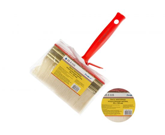 Кисть макловица, искусственная щетина, 50x150 мм РемоКолор 02-2-115 – изображение 3