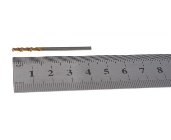 Сверло сверхкороткая серия тип GU500DZ (2.5 мм, DIN1897, HSCO, TiN) Guhring 5520 2,500 – изображение 3