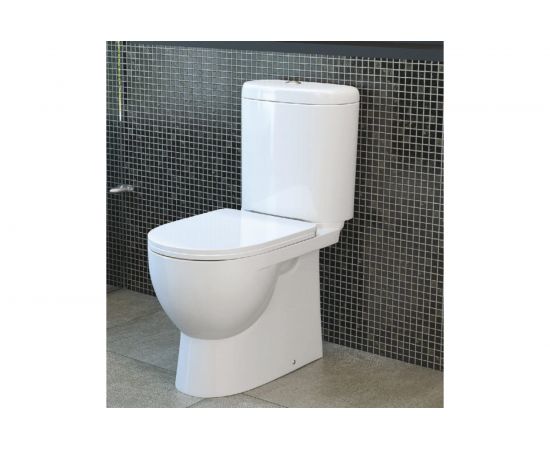 Унитаз-компакт Sanita Luxe Art с сиденьем, микролифт, быстросъемное ARTSLCC01040622 00008317 – изображение 3