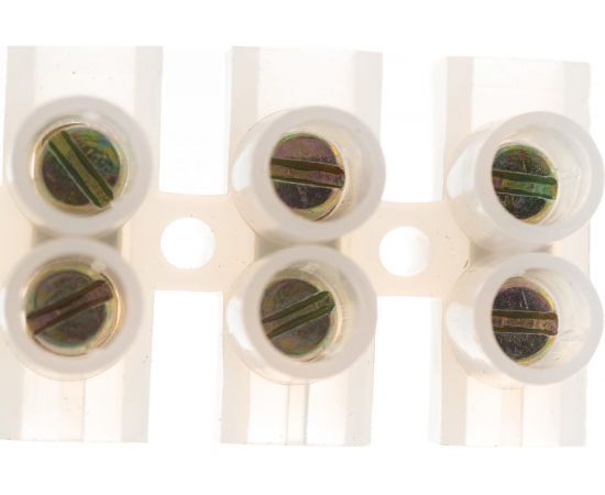 Контактный винтовой зажим Volsten V02-9W-PE-015 PE, 15A, белый 9735 – изображение 3