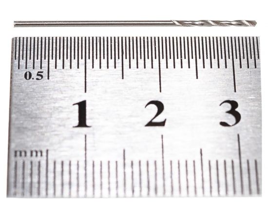 Сверло по металлу (1.0 мм; ц/х; Р6М5) Sekira 30647 – изображение 3