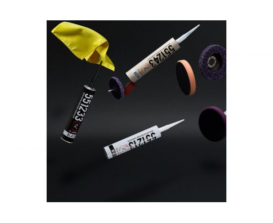 Многоцелевой ПУ герметик RoxelPro 550, чёрный, картридж, 310 мл 551233 – изображение 3