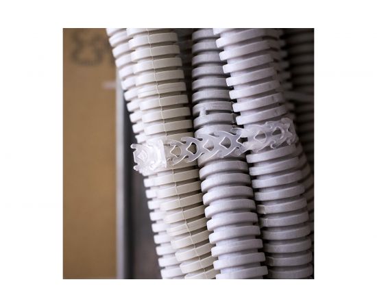 Полимерная многоразовая хомут-стяжка REXANT 300х10 мм, прозрачная, упаковка 20 шт. 07-7309 – изображение 4