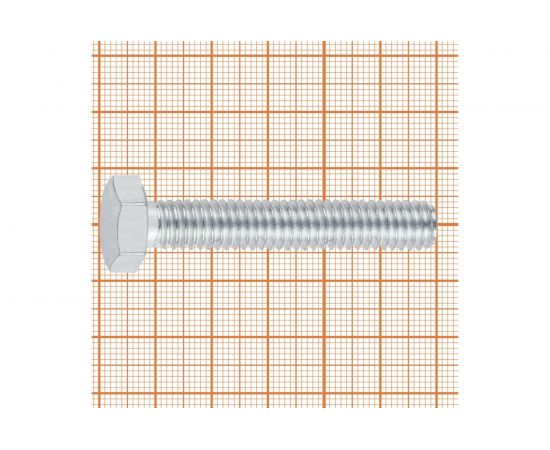 Болт с шестигранной головой FastenPro DIN 933 10.9 M10x60 4 шт., FP-подвес 14-0020579 – изображение 4