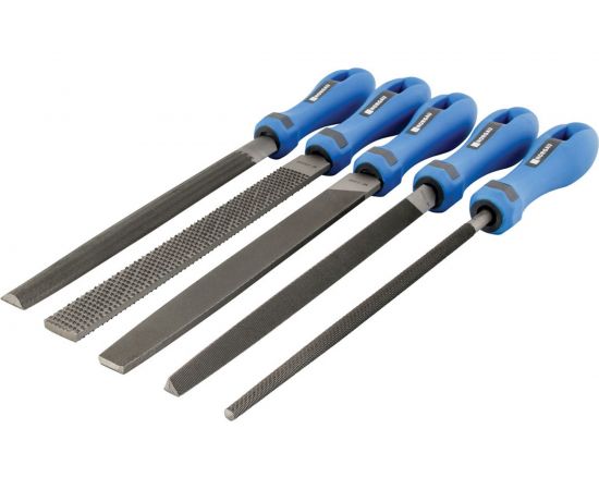 Набор напильников NORGAU NF-SF200 200мм, H2, 5 предметов 077020200 – изображение 6