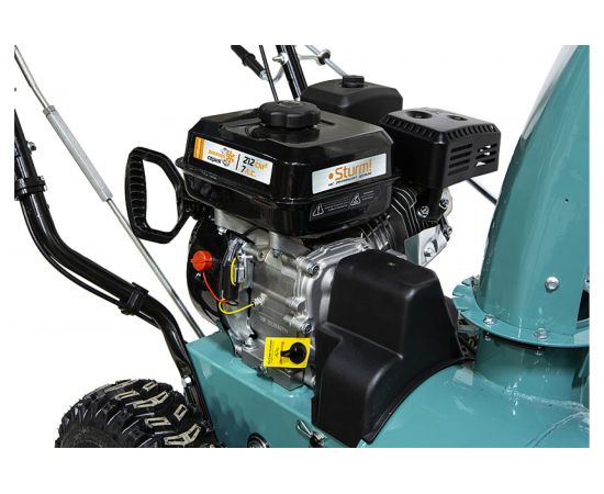 Sturm Бензиновый снегоуборщик , 6 вперед/2 назад, 7л/с, 61x54см, ручн. Старт STG7661R – изображение 9