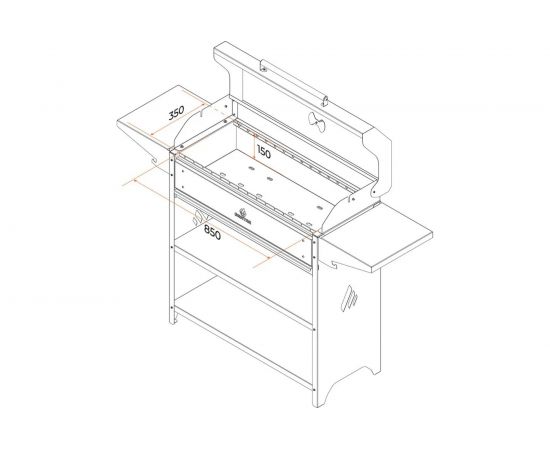 Мангал GRATAR Professional Optima BBQ POB 3000 – изображение 9