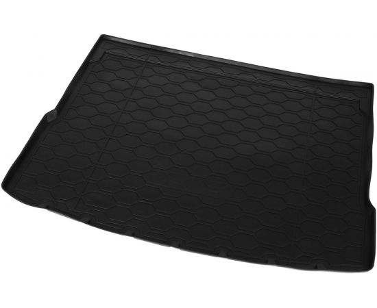 Коврик в багажник автомобиля Rival для Volkswagen Tiguan II (ровный пол) 2016-2020 2020-н.в., полиуретан, 15805005 
