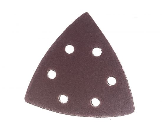 Универсальный шлифовальный треугольник STAYER на велкро основе 6 отверстий Р100 93x93x93 мм 5 шт. 35460-100 