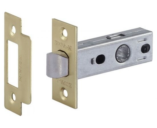 Дверная защелка НОРА-М С-45 GB полир.латунь 5891 