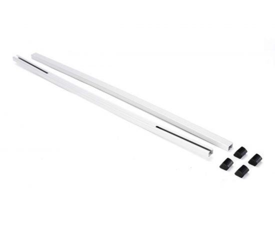 Дуги ATLANT 2 шт., алюминиевые, 126 см, прямоугольные, Тип B, серебристые 8826 