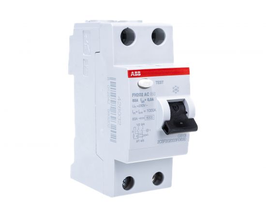 Выключатель дифференциального тока ABB 2 модуля FH202 AC-63/0,3 2CSF202003R3630 