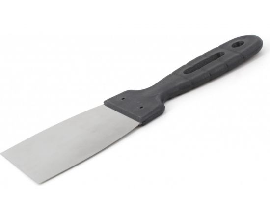 Малярный шпатель ZOLDER 80 мм, полированная нержавеющая сталь, ручка пластик А1061-80 