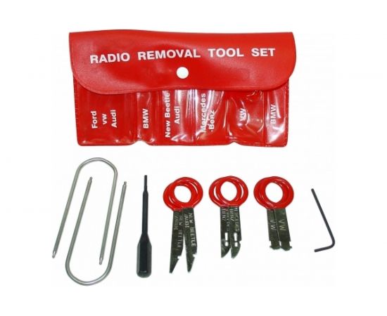 Набор приспособлений для демонтажа магнитол СТАНКОИМПОРТ 10 предметов KA-6960A 