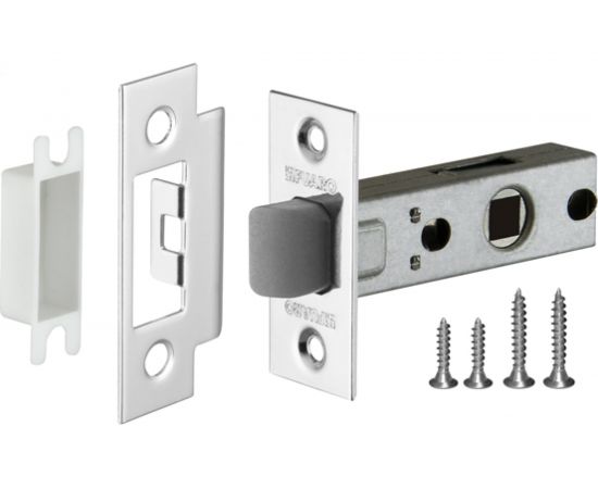 Врезная защелка Fuaro PLASTIC P12-45-25 CP хром 33589 