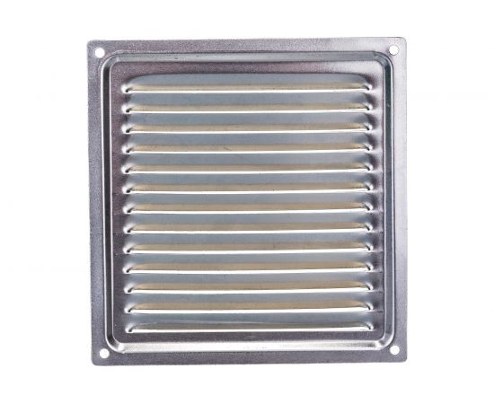 Решётка металлическая с сеткой, неокрашенная 150 x 150 мм Эвент ВРС – изображение 2