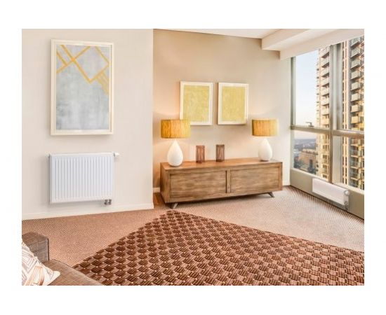 Панельный радиатор ROYAL THERMO VENTIL COMPACT VC22-300-1400 RAL9016 НС-1191120 – изображение 2