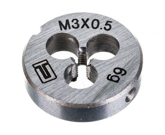 Плашка М3x0,5 мм СИБРТЕХ 77005 – изображение 2