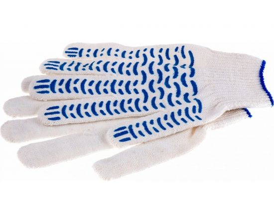 Перчатки хлопчатобумажные с ПВХ-напылением Россия 67716 – изображение 2