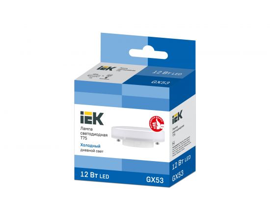Лампа IEK LED T75 таблетка 12вт 230В 6500К GX53 LLE-T80-12-230-65-GX53 – изображение 2