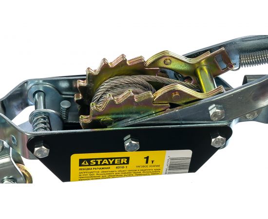 Автомобильная лебедка STAYER 1т / 1,8м 4310-1 – изображение 2