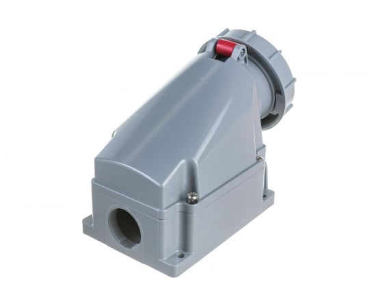 Настенная розетка PCE 63А 380V 3P+N+E IP67 135-6 – изображение 3