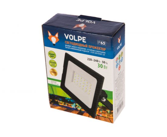 Светодиодный прожектор Volpe ULF-Q513 30W/GREEN IP65 220-240В BLACK UL-00005815 – изображение 3