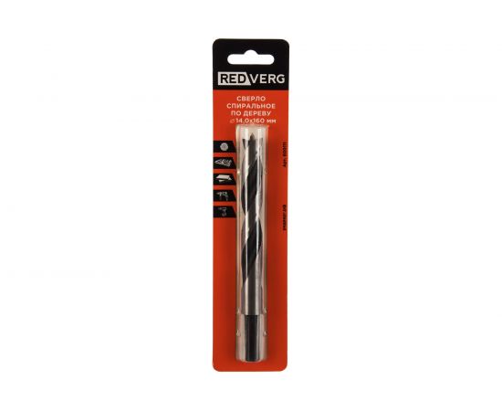 Сверло по дереву HCS (14х100х145 мм) REDVERG 6621131 – изображение 3