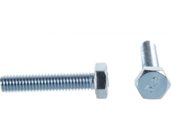 Болт ЗУБР ГОСТ 7798-70, M6 x 30 мм, 6 шт, кл. пр. 5.8, оцинкованный, 303086-06-030 – изображение 4