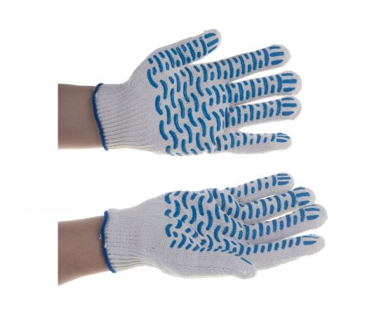 Перчатки хлопчатобумажные с ПВХ-напылением Россия 67716 – изображение 4