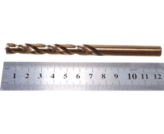 Сверло по металлу кобальтовое (9х125 мм) ПРАКТИКА 033-550 – изображение 5