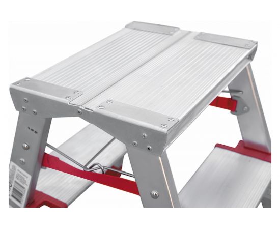 Двухсторонняя стремянка Новая Высота NV500 5 ступеней 5120205 – изображение 5