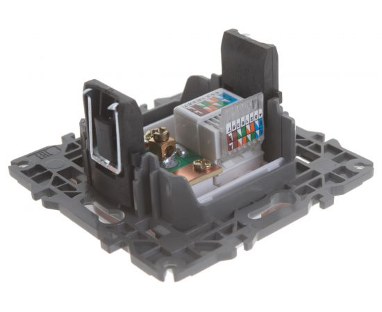 Розетка ЭРА 14-3110-01 RJ45 TV, IP20, белый Б0034314 – изображение 5