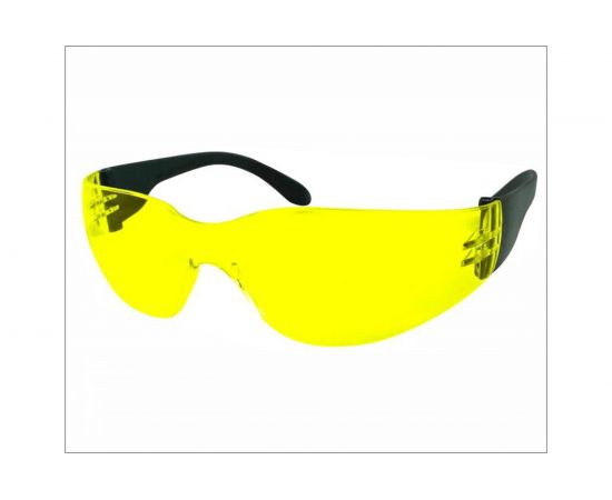 Защитные открытые очки ON Классик, желтые, с черной дужкой, 23-01-011 