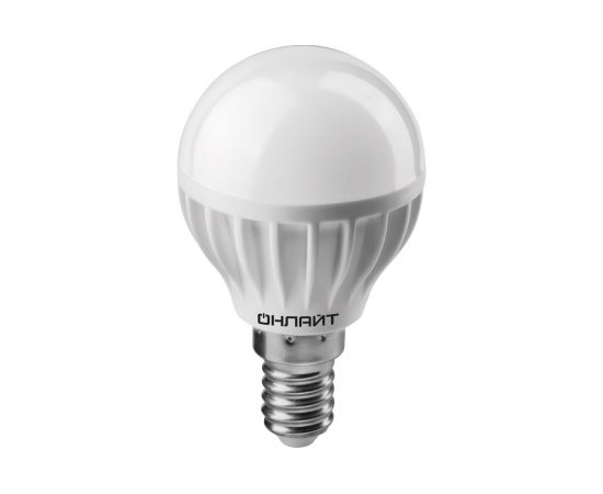 Лампа ОНЛАЙТ OLL-G45-8-230-6.5K-E14 61135 