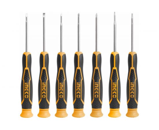 Набор отвёрток для точных работ INGCO 7 шт INDUSTRIAL HKSD0718 