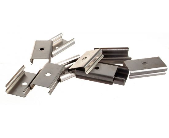 Монтажная клипса для NeonLine ELF 14мм, фронтальный изгиб 10 штук Clip-NL-14-front 