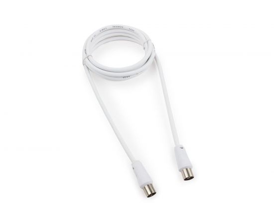 Телевизионный кабель Cablexpert Coaxial M/F 1.8 м белый CCV-515-W 