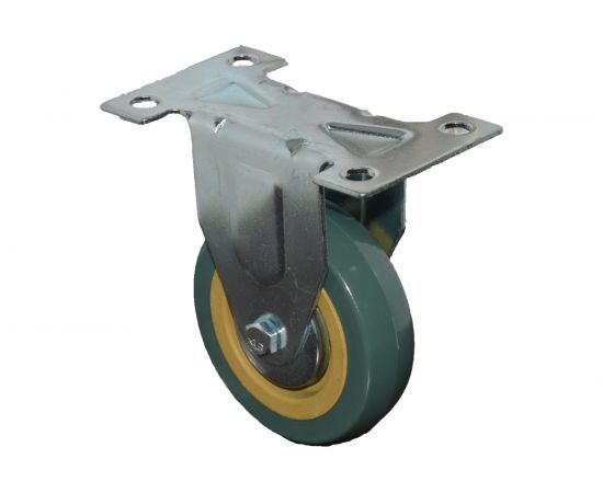 Колесо неповоротное зеленая резина 100 мм MFK-TORG 3052100-LT 