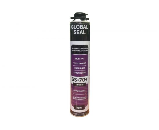 Монтажная профессиональная пена GlobalSeal GS-70+, зимняя, 950 гр, 3702121 