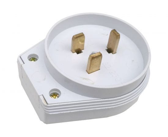 Печной пластиковый встраиваемый разъем IN HOME РШ/ВШ 32А 250В белый 9133 4690612010212 