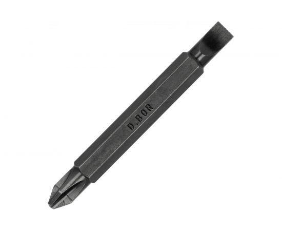 Биты намагниченные двухсторонние MAGNETIC (10 шт; Ph2-Sl5.5; 60 мм) D.BOR D-MA-P2SL55-060-010 