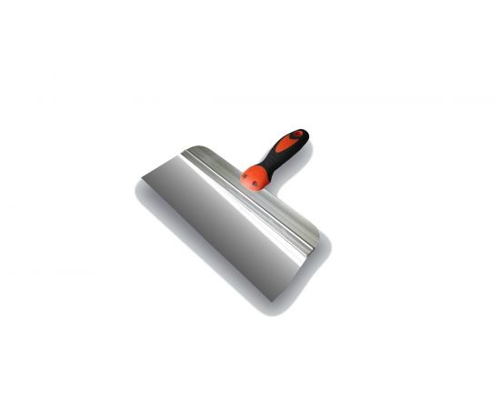 Шпатель DECOR 350 мм, ширина 75 мм, толщина 0,45 мм, двухкомпонентная ручка, нерж. сталь, фасадный 